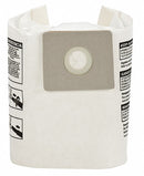 Dayton Vacuum Bag, Paper, 1-Ply, Standard Bag Filtration Type, For Vacuum Type Shop Vacuum - 26W723