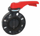 Hayward Wafer-Style Butterfly Valve, PVC, 100 psi, 8 in Pipe Size - BYCS1080E1LGA
