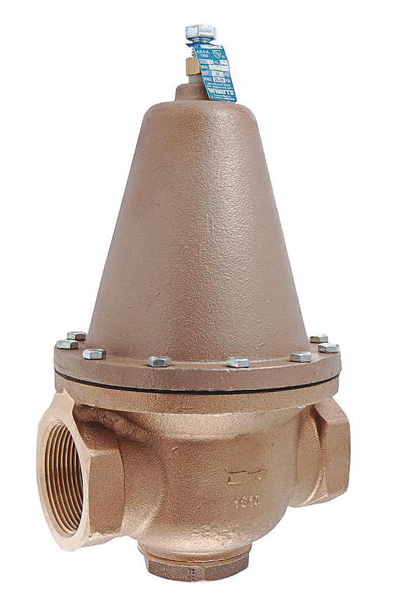 Watts Water Pressure Regulator Valve, Lead Free Brass, 25 to 75 psi - 2 1/2 LFN223M2-B
