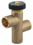 Watts 3/4 in Sweat Inlet Type Mixing Valve, Lead-Free Brass, 10 gpm at 10 psi - 3/4 LF70A
