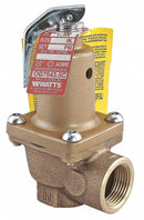 Watts Bronze Safety Relief Valve, FNPT Inlet Type, FNPT Outlet Type - 3/4 174A-050
