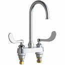 Chicago Faucets Chrome, Gooseneck, Kitchen Sink Faucet, Bathroom Sink Faucet, Manual Faucet Activation, 1.50 gpm - 895-317GN2FCAB