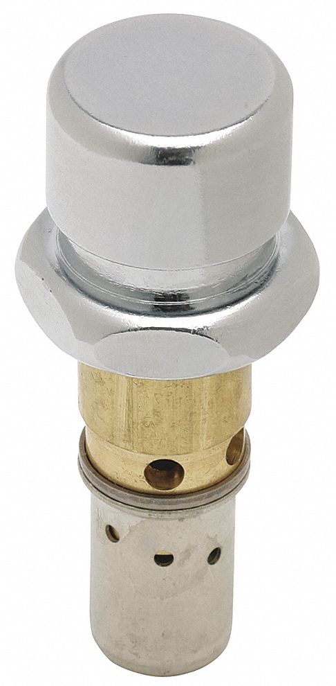 Chicago Faucets Hot/Cold Cartridge, Fits Brand Chicago Faucets, Brass, Nickel Plated Finish - 625-XJKABNF