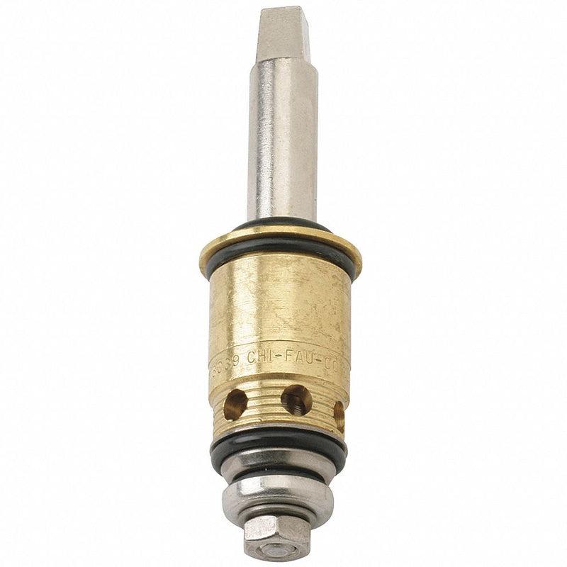 Chicago Faucets Cartridge, Compression, Fits Brand Chicago Faucets, Brass, Nickel Plated Finish - 274-XTLHJKABNF