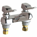 Chicago Faucets Chrome, Low Arc, Bathroom Sink Faucet, Manual Faucet Activation, 2.20 gpm - 802-336ABCP