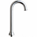 Chicago Faucets Spout, Fits Brand Chicago Faucets, Faucet Spout Shape Gooseneck - GN1FCJKABCP