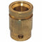 Chicago Faucets Cartridge Sleeve, Fits Brand Chicago Faucets, Brass, Rough Brass Finish - 433-046JKABRBF