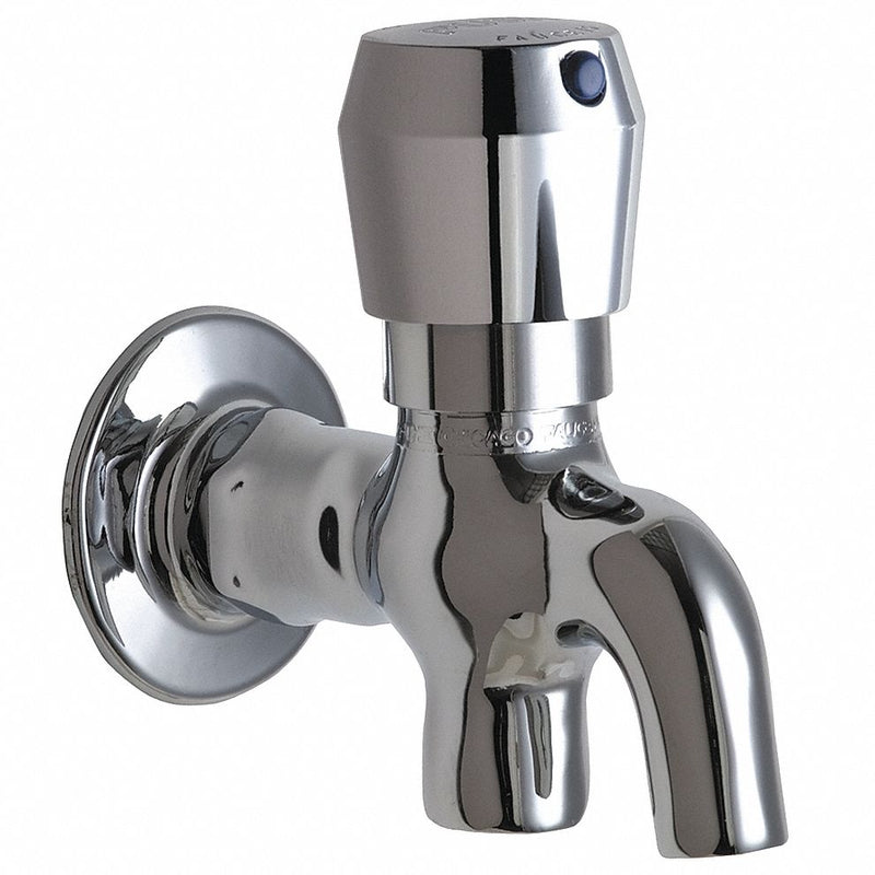 Chicago Faucets Chrome, Straight, Glass Filler, Manual Faucet Activation, 0.25 gpm - 324-665PSHABCP