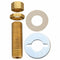 Chicago Faucets Inlet Shank, Fits Brand Chicago Faucets, Rough Brass - 748-002KJKABRBF