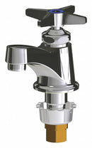 Chicago Faucets Chrome, Low Arc, Bathroom Sink Faucet, Manual Faucet Activation, 2.2 gpm - 700-COLDABCP