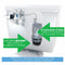 Danco Flapper, Fits Brand Universal Fit, For Use with Series Universal Fit, Toilets, Gravity Tanks - FLT231T
