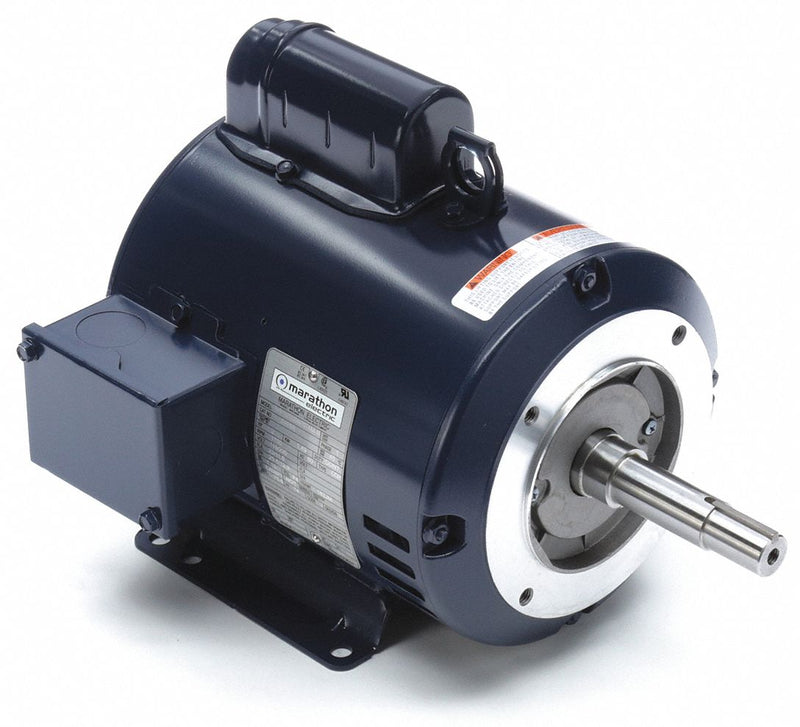 Marathon Motors 2 HP Close-Coupled Pump Motor,Capacitor-Start,1750 Nameplate RPM,115/230 Voltage,182JM - 182TCDW7074