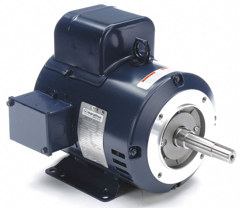 Marathon Motors 3 HP Close-Coupled Pump Motor,Capacitor-Start,3500 Nameplate RPM,115/230 Voltage,182JM - 182TCDW7318