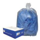 Classic Clear Linear Low-Density Can Liners, 10 Gal, 0.6 Mil, 24" X 23", Clear, 500/Carton - WBI242315C