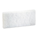 Boardwalk Light-Duty White Pad, 4 X 10 - BWK401