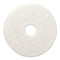 Boardwalk Polishing Floor Pads, 20" Diameter, White, 5/Carton - BWK4020WHI