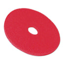 3M Low-Speed Buffer Floor Pads 5100, 14" Diameter, Red, 5/Carton - MMM08389