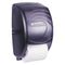 San Jamar Duett Standard Bath Tissue Dispenser, Oceans, 7 1/2 X 7 X 12 3/4, Black Pearl - SJMR3590TBK