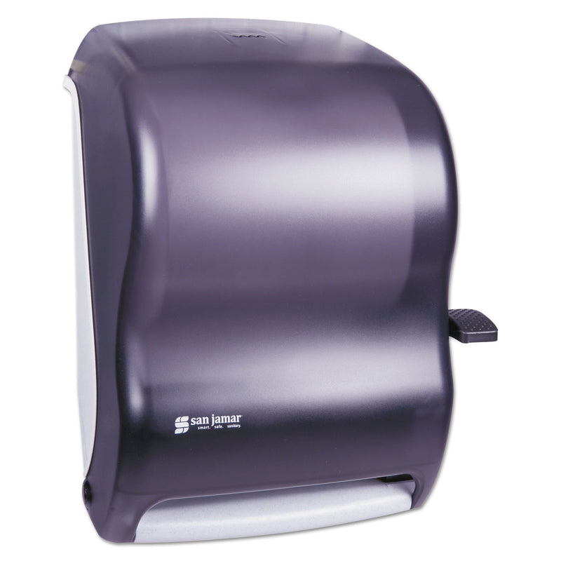 San Jamar Lever Roll Towel Dispenser, Classic, Black Pearl, 12 15/16 X 9 1/4 X 16 1/2 - SJMT1100TBK