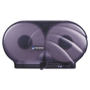 San Jamar Twin 9" Jbt Toilet Tissue Dispenser, Oceans, 19 X 5 1/4 X 12, Black Pearl - SJMR4090TBK