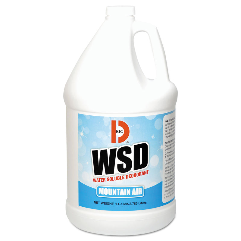 Big D Water-Soluble Deodorant, Mountain Air, 1 Gal, 4/Carton - BGD1358