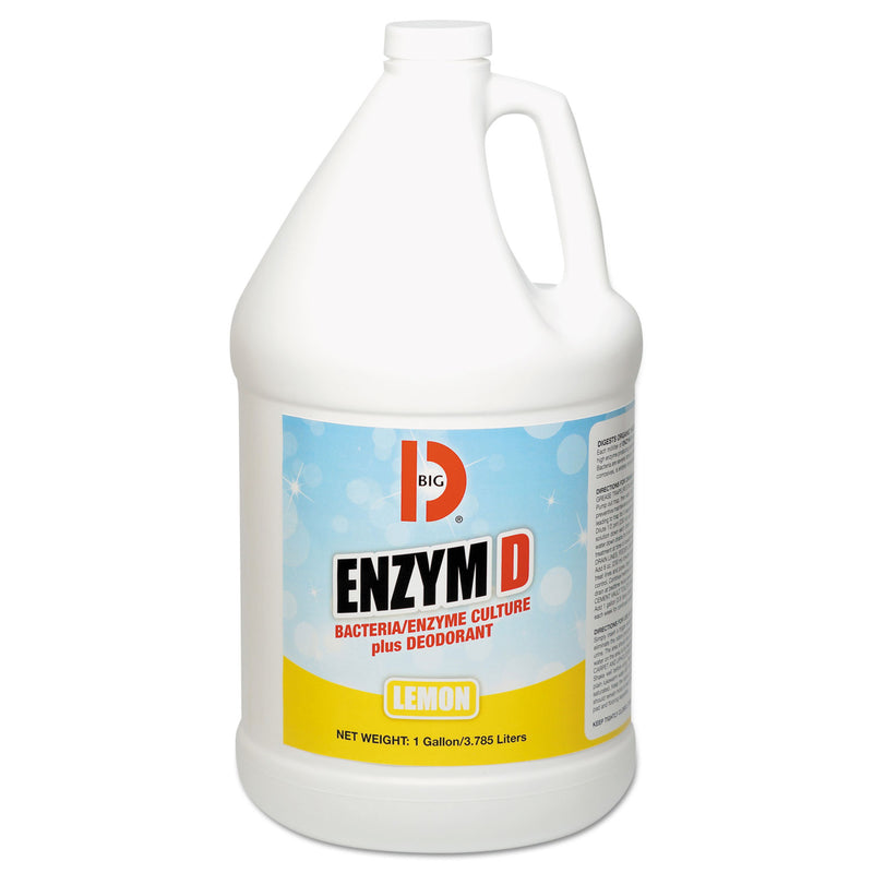 Big D Enzym D Digester Liquid Deodorant, Lemon, 1 Gal, 4/Carton - BGD1500