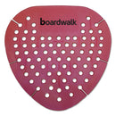 Boardwalk Gem Urinal Screen, Lasts 30 Days, Red, Spiced Apple Fragrance, 12/Box - BWKGEMSAP