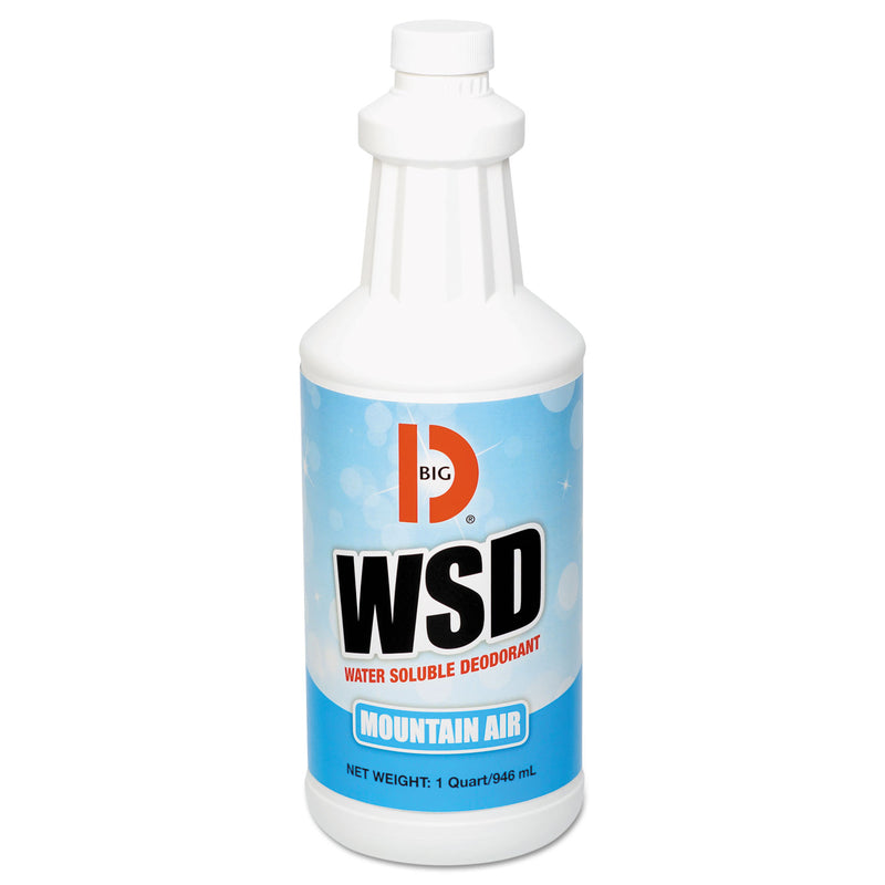 Big D Water-Soluble Deodorant, Mountain Air, 32 Oz, 12/Carton - BGD358