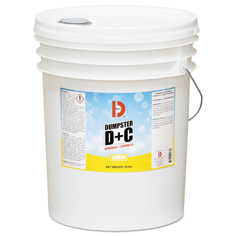 Big D Dumpster D Plus C, Neutral, 25 Lb, Bucket - BGD178