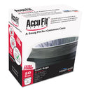 AccuFit Linear Low Density Can Liners With Accufit Sizing, 32 Gal, 0.9 Mil, 33" X 44", Clear, 50/Box - HERH6644TCRC1