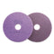 Scotch-Brite Diamond Floor Pads, Burnish/Buff, 16" Diameter, Purple, 5/Carton - MMM08743