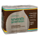 Seventh Generation Natural Unbleached 100% Recycled Paper Towel Rolls, 11 X 9, 120 Sh/Rl, 6 Rl/Pk - SEV13737PK