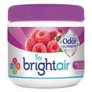 Bright Air Super Odor Eliminator, Wild Raspberry & Pomegranate, 14 Oz Jar, 6/Carton - BRI900286CT