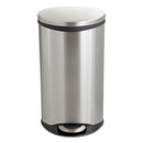 Safco Step-On Medical Receptacle, 7.5 Gal, Stainless Steel - SAF9902SS