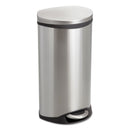 Safco Step-On Medical Receptacle, 7.5 Gal, Stainless Steel - SAF9902SS