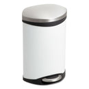 Safco Step-On Medical Receptacle, 3 Gal, White - SAF9901WH
