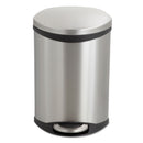 Safco Step-On Medical Receptacle, 3 Gal, Stainless Steel - SAF9901SS