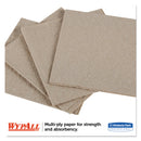 Wypall L20 Towels, 1/4 Fold, 2-Ply, 12 1/2 X 12, Brown, 68/Pack, 12 Packs/Carton - KCC47000