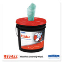 Wypall Waterless Cleaning Wipes, Cloth, 9 X 12, 75/Bucket - KCC91371EA