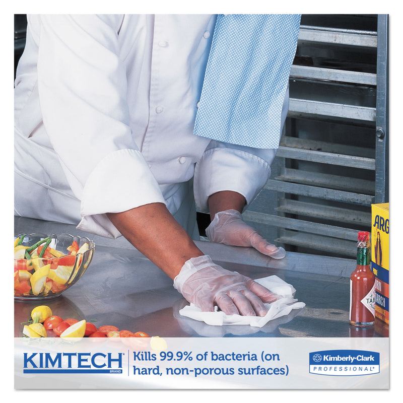 Kimtech Surface Sanitizer Wipe, 12 X 12, White, 30/Canister - KCC58040CT