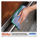 Wypall Microfiber Cloths, Reusable, 15 3/4 X 15 3/4, Blue, 6/Pack - KCC83620