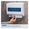Kimberly-Clark Scottfold Compact Towel Dispenser, 13 3/10 X 13 1/2 X 10, Pearl White - KCC09217