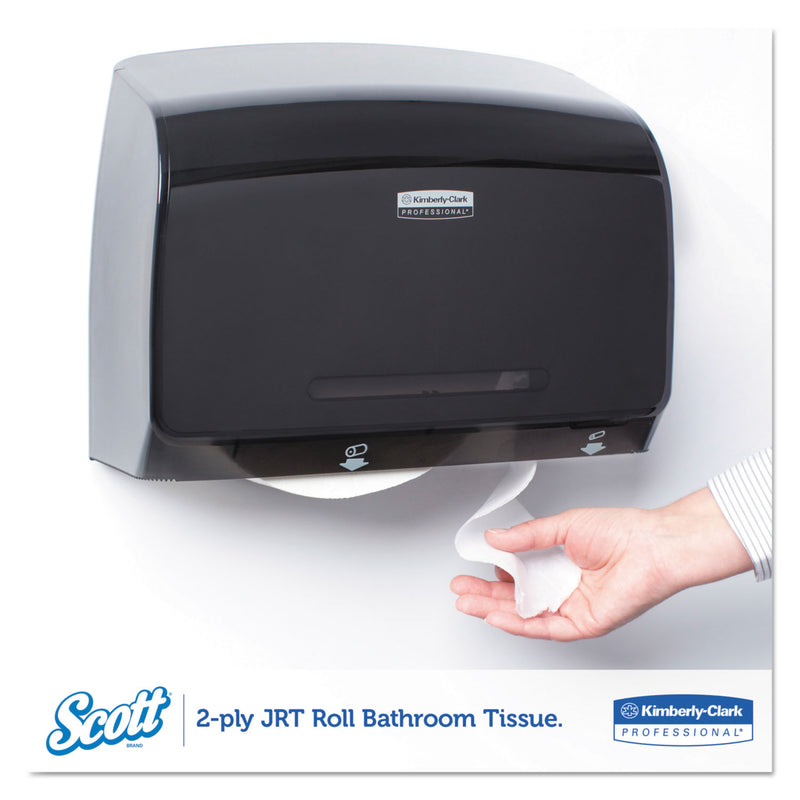 Scott Essential Jrt Extra Long Bathroom Tissue, Septic Safe, 2-Ply, White, 2000 Ft, 6 Rolls/Carton - KCC07827