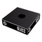 Safco Public Square Recycling Container Lid, Circular Opening, 15.25 X 15.25 X 2, Black - SAF2988BL