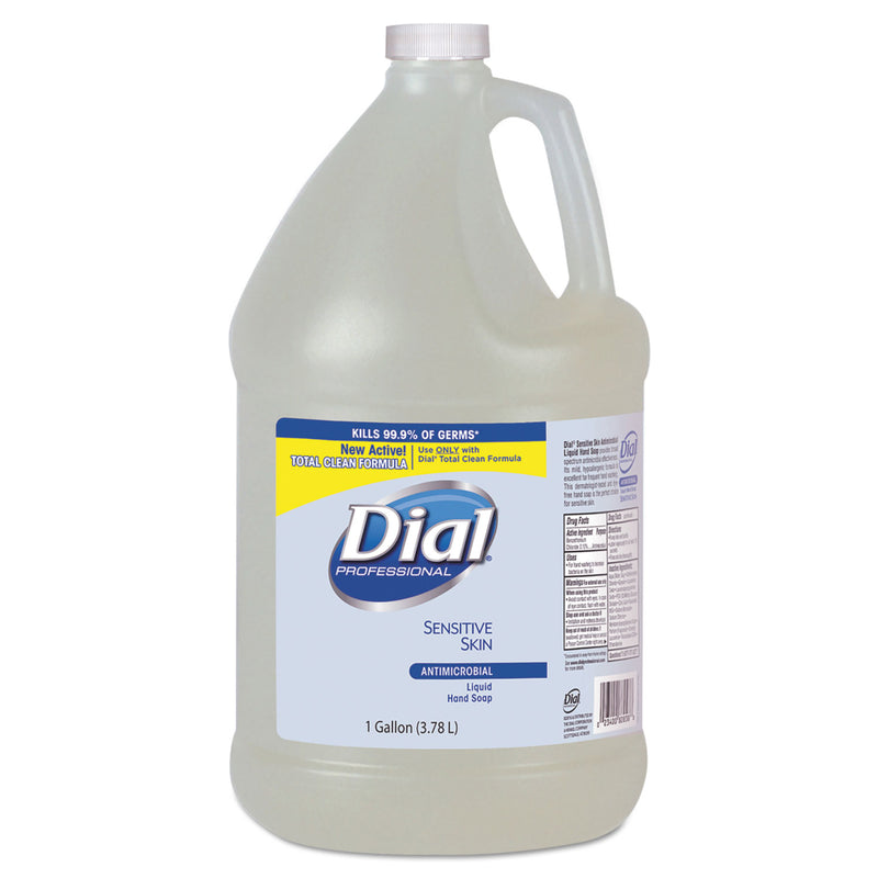 Dial Antibacterial Liquid Hand Soap For Sensitive Skin, Floral, 1 Gal, 4/carton - DIA82838