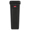 Rubbermaid Slim Jim Receptacle With Venting Channels, Rectangular, Plastic, 23 Gal, Black - RCP354060BK