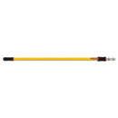 Rubbermaid Hygen 48-96" Quick-Connect Extension Pole, Aluminum, Yellow, 6/Carton - RCPQ765YELCT