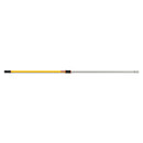 Rubbermaid Hygen 48-96" Quick-Connect Extension Pole, Aluminum, Yellow, 6/Carton - RCPQ765YELCT