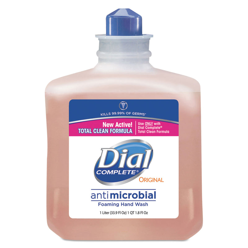 Dial Antimicrobial Foaming Hand Wash, 1000Ml Refill, 6/Carton - DIA00162