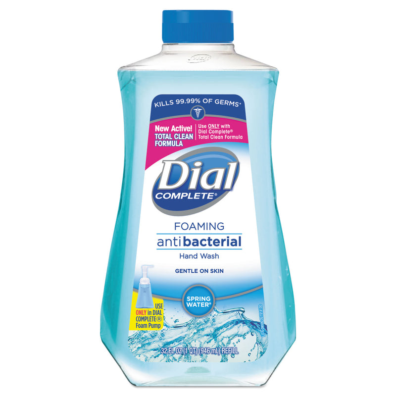 Dial Antibacterial Foaming Hand Wash, Spring Water Scent, 32 Oz Bottle - DIA09026EA